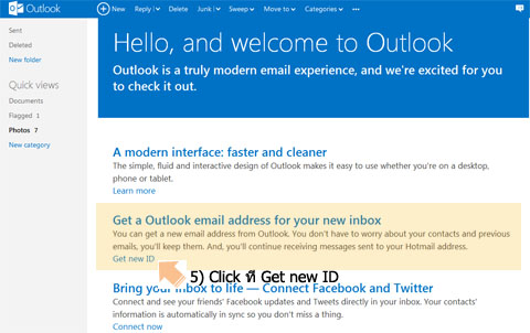 outlook-get to know email