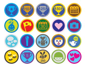 foursquare badges
