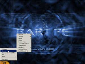 BartPE boot Windows CD