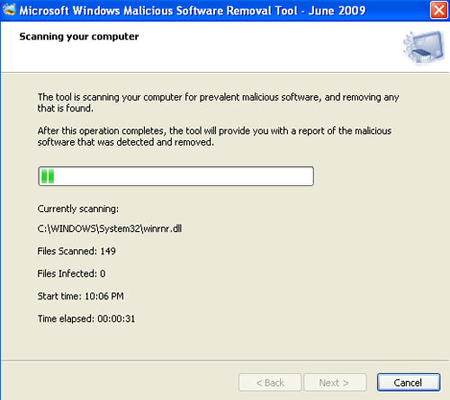 Virus Remove Tools from Microsoft