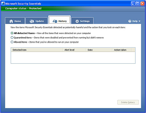 microsoft_security_essentials_history_screen