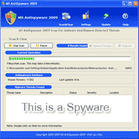 Virus MS Antispyware 2009