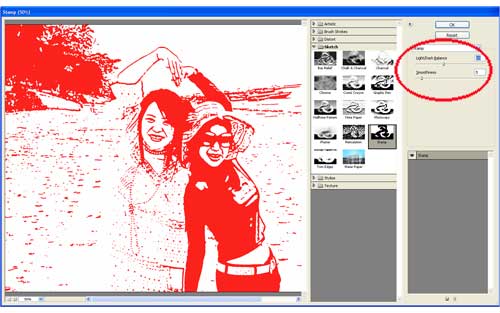 Adjust Filter Stamp Photoshop CS