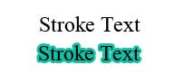 Stroke Text 